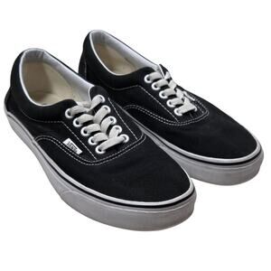Vans Black and White Low Top Sneakers